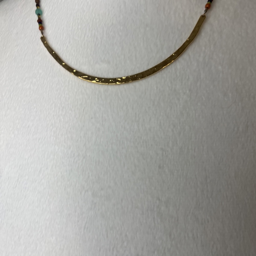 Holly Yashi Gold Plated And Bead Necklace - Picture 3 of 6